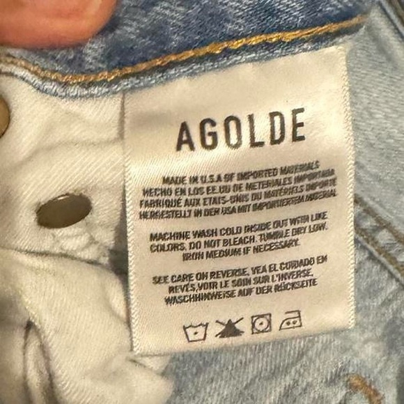 Agolde Light Blue Vintage Straight Jeans - Picture 5 of 5